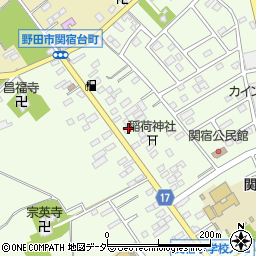千葉県野田市関宿台町2578周辺の地図