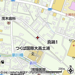 恵山株式会社　土浦センター周辺の地図