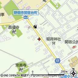 千葉県野田市関宿台町271周辺の地図