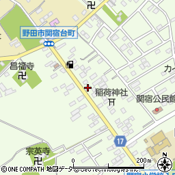 千葉県野田市関宿台町2580周辺の地図