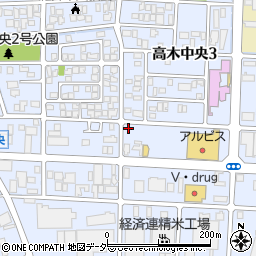 あおば薬局高木店周辺の地図