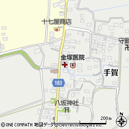 茨城県行方市手賀3121周辺の地図