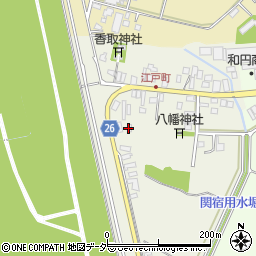 千葉県野田市関宿江戸町138周辺の地図