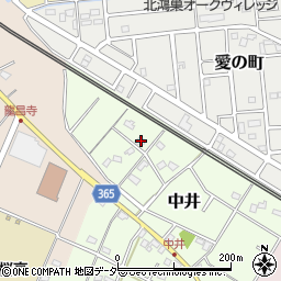 埼玉県鴻巣市中井16周辺の地図