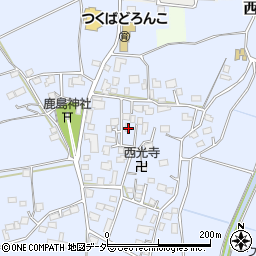 茨城県つくば市下平塚335-1周辺の地図