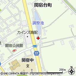 千葉県野田市関宿台町2539-1周辺の地図