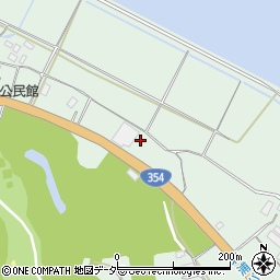 茨城県行方市山田1106周辺の地図