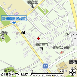 千葉県野田市関宿台町2621周辺の地図