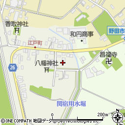 千葉県野田市関宿江戸町83周辺の地図