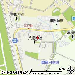千葉県野田市関宿江戸町115周辺の地図