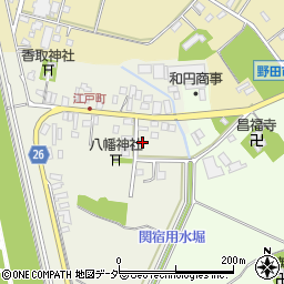 千葉県野田市関宿江戸町66周辺の地図