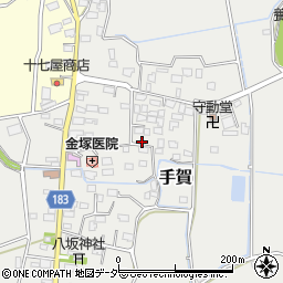 茨城県行方市手賀3096周辺の地図