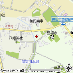千葉県野田市関宿台町8周辺の地図