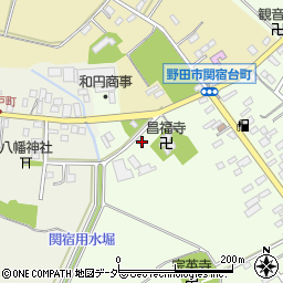 千葉県野田市関宿台町113周辺の地図