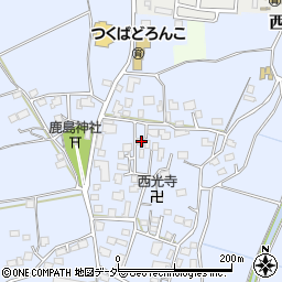 茨城県つくば市下平塚335周辺の地図