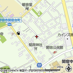 千葉県野田市関宿台町2621-6周辺の地図