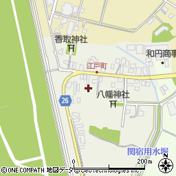 千葉県野田市関宿江戸町143周辺の地図