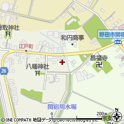 千葉県野田市関宿江戸町69周辺の地図