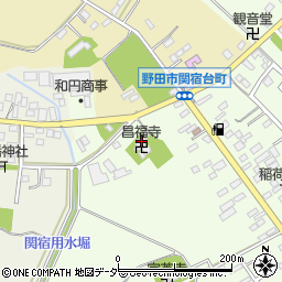 千葉県野田市関宿台町257周辺の地図