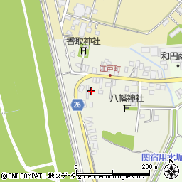 千葉県野田市関宿江戸町146周辺の地図