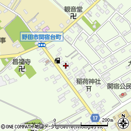 千葉県野田市関宿台町2584-3周辺の地図