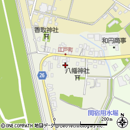 千葉県野田市関宿江戸町139周辺の地図