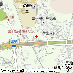 長野県岡谷市長地富士見ケ丘周辺の地図