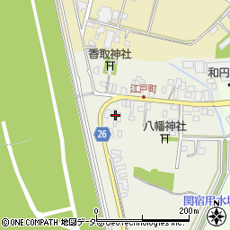 千葉県野田市関宿江戸町147周辺の地図