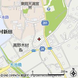 茨城県つくば市花室697周辺の地図