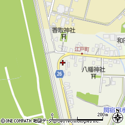 千葉県野田市関宿江戸町148周辺の地図