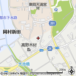 茨城県つくば市花室701周辺の地図