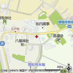 千葉県野田市関宿江戸町68周辺の地図