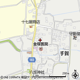 茨城県行方市手賀3124周辺の地図