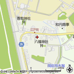 千葉県野田市関宿江戸町123周辺の地図