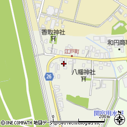 千葉県野田市関宿江戸町144周辺の地図