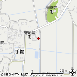 茨城県行方市手賀5493周辺の地図