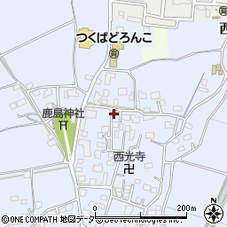 茨城県つくば市下平塚336周辺の地図