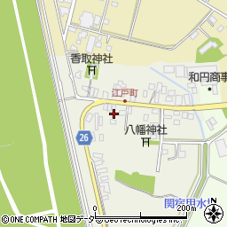 千葉県野田市関宿江戸町141周辺の地図
