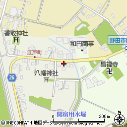 千葉県野田市関宿江戸町59周辺の地図