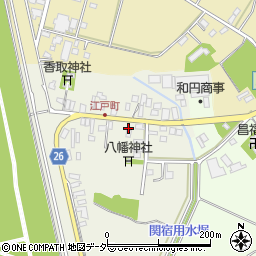 千葉県野田市関宿江戸町120周辺の地図