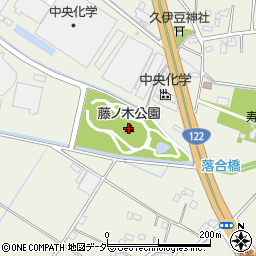 藤ノ木公園周辺の地図