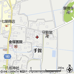 茨城県行方市手賀3087周辺の地図