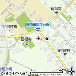 千葉県野田市関宿台町263周辺の地図