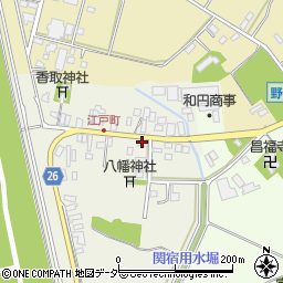 千葉県野田市関宿江戸町117周辺の地図