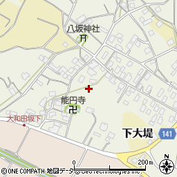 茨城県かすみがうら市大和田周辺の地図