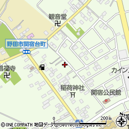 千葉県野田市関宿台町2618-1周辺の地図