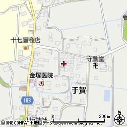 茨城県行方市手賀3095周辺の地図