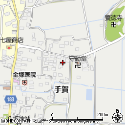 茨城県行方市手賀3086周辺の地図