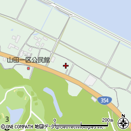 茨城県行方市山田1095周辺の地図