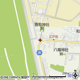 千葉県野田市関宿江戸町150周辺の地図